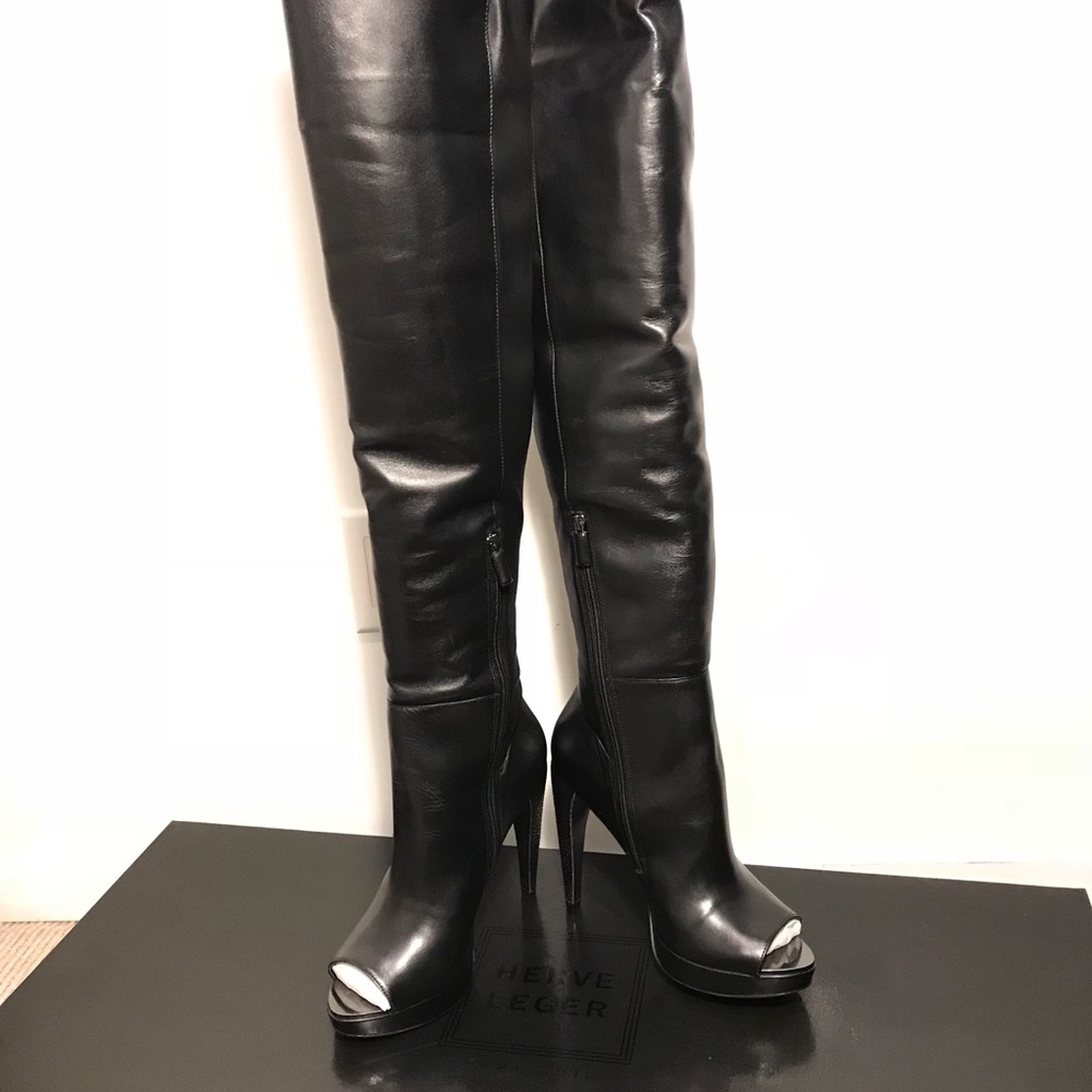 Herve Leger "Nora" over-the-knee boots NIB NWT